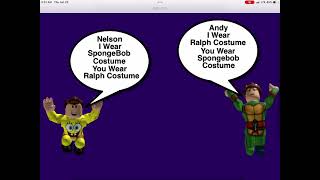 Andy and Nelson Got Their Costumes For Nickelodeon Dress Up Party