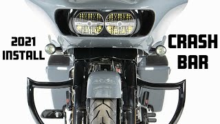 How to install a front crash bar on a 2021 Road Glide Special