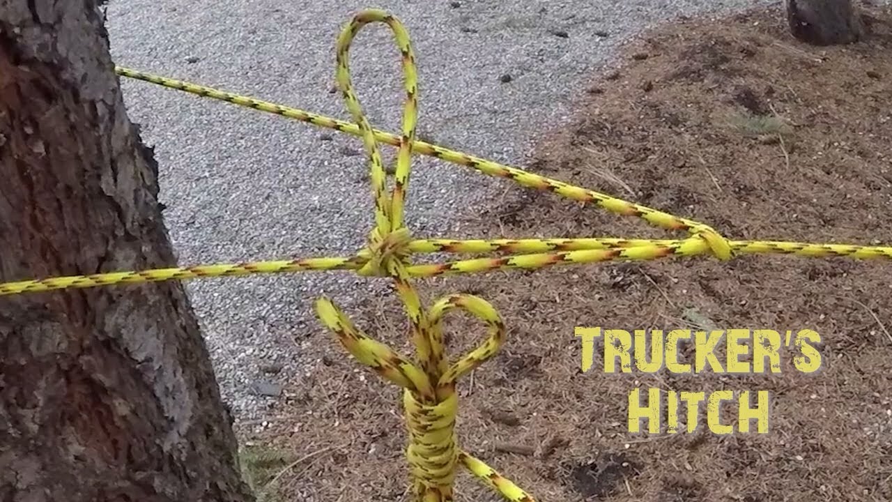 How to Tie a Trucker's Hitch YouTube