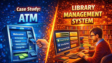 Case study like : ATM , Library management system | Object oriented programming | OOPM RGPV