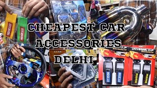 New Car Accessories In Half Price  | Kashmere Gate Car Market Delhi | Car Modification  2023..