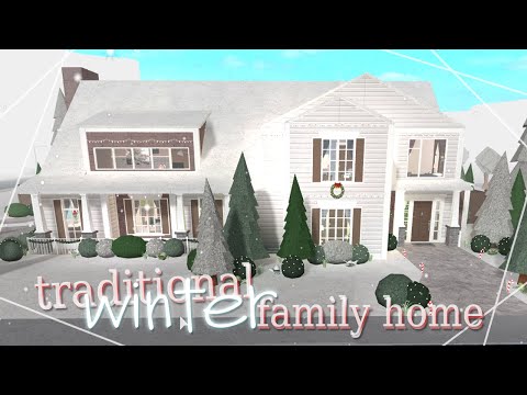 Roblox Bloxburg Aesthetic Family Mansion House Build Youtube