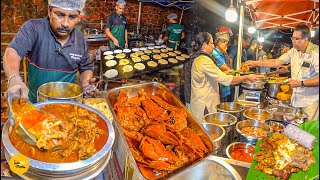 Trivandrum Most Viral Night Street Food Non Veg Thali With Puttu Rs. 100 Only l Trivandrum Food Tour