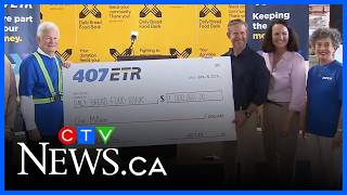 407 ETR donates $1M to the Daily Bread Food Bank