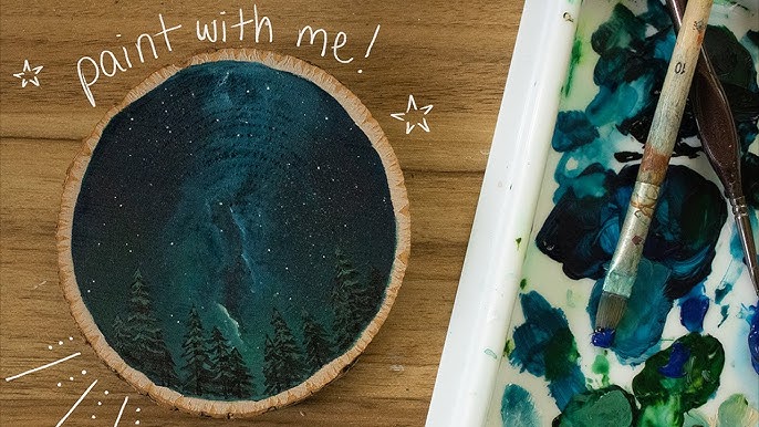 How To Paint Wood Slice Ornaments +10 Ideas To Get You Inspired