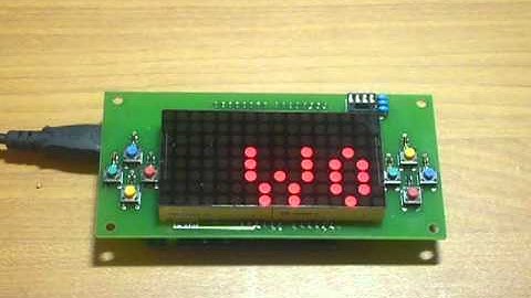 ikkeiplexing Arduino font test