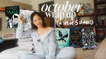 all the 11 books i read in OCTOBER! (my october wrap up 2025) 🍂🍃
