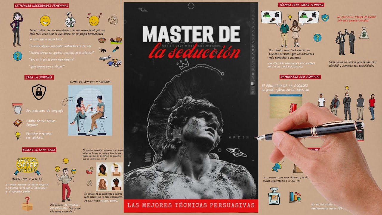 MASTER DE LA SEDUCCIÓN Las Mejores Técnicas Persuasivas Resumen Animado del Libro YouTube