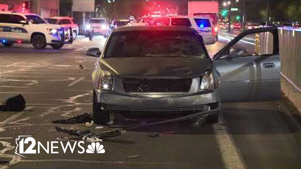 2 people critically injured after being hit by car in Phoenix - YouTube