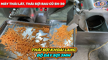 Máy Thái Rau Củ SH30 Cắt Sợi Khoai lang 3mm | Điện máy 3G