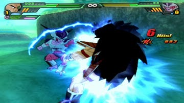 What If | Raditz-Piccolo-Vegeta-Goku VS Frieza | Dragon Ball Z BT 3 Romhack