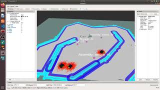 Demo Video of robot fleet simulation launcher and fleet manager (ROOSTER FLEET MANAGEMENT)