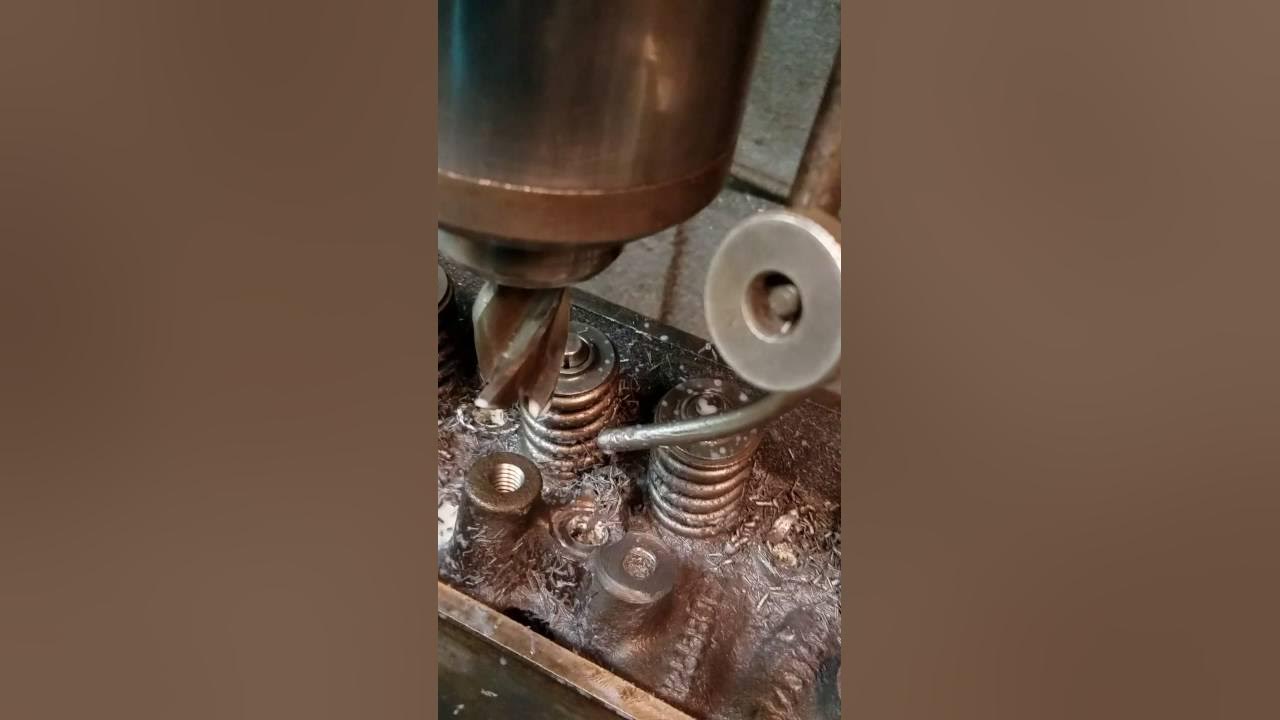 Modifying a chevy 350 vortec head to accept thread in rocker arm studs