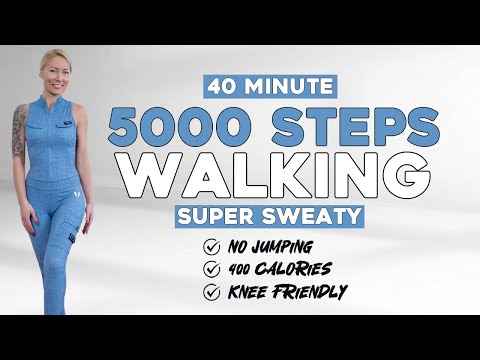 5000 STEPS FAST Walking Workout To Burn Fat Boost Your Mood No Repeats Knee Friendly 