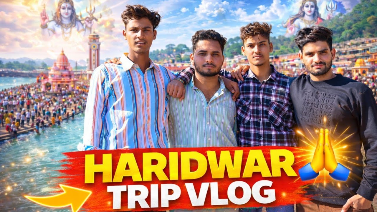 Haridwar Trip Vlog ❤️ | Friends, Fun & Ganga Aarti
