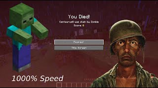 Minecraft at 1000x speed is pain