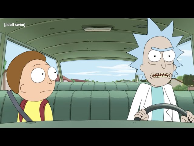 Rick and Morty | S6E6 Cold Open: The Dinosaurs Return | adult swim class=