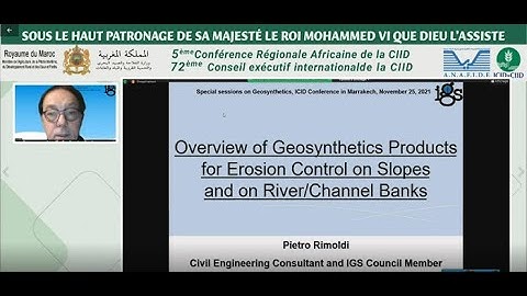 Geosynthetics for Erosion Control - from ICID 5th African Regional Conference