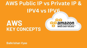 AWS - Public IP vs Private IP | IPV4 vs IPV6 | Elastic IP