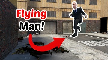 Flying Man Causes Chaos In The City - Gmod DarkRP Funny Moments