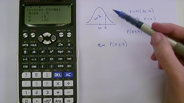 Casio fx-991EX Classwiz Calculator tutorial - Finding Normal Distribution probabilities