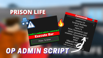 Prison Life OP Admin Script KILL ALL, TP ALL, CRASH SERVER & MORE!! (RECODED)