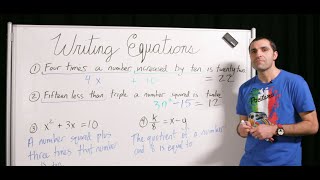 Algebra - Writing Equations