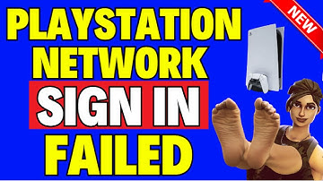 FIX Playstation Network Aanmelden Mislukt PS5 [Snelle FIX]