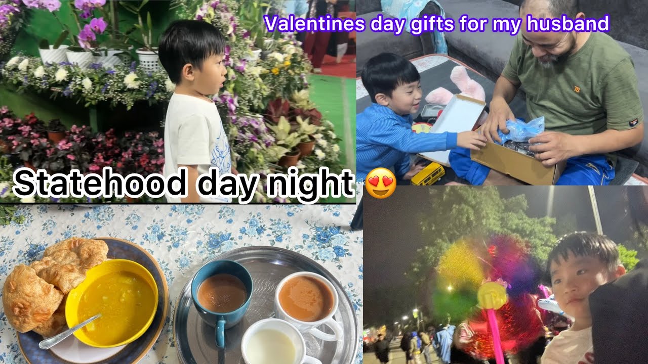 Valentine’s day gifts for my husband ||statehood day night ||