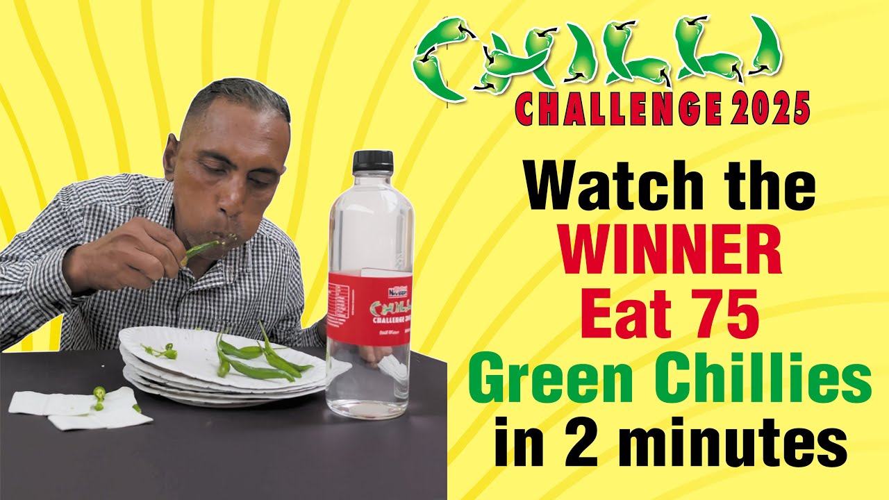 Phoenix Chilli Challenge 2025 | Winner Eats 75 Green Chillies! 🌶️ Record-Breaking Heat