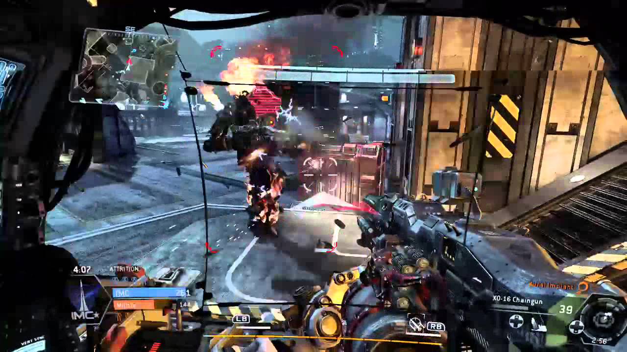 Titanfall Gameplay Attrition:XO-16 Chaingun