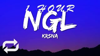 KRNA - NGL (Lyrics) ft Talhah Yunus | 1 HOUR