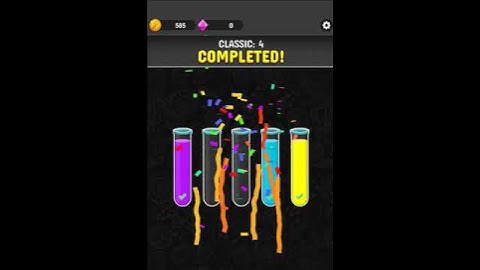 Color Water Sort 3D level 4 | Gameplay Mobile Games #shorts