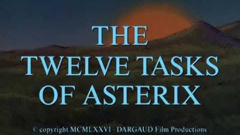 asterix the twelve tasks of asterix 1975 dvdrip xvid