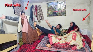 Can the first consort prevent the second consort from sleeping with her husband?