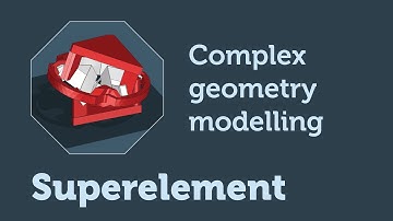 Superelements for efficient modeling of complex frame parts of flexure joints