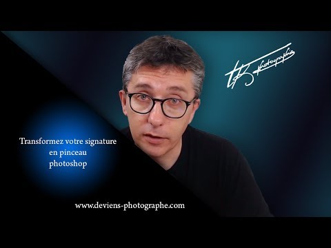 photoshop transformez votre signature en pinceau - S04E22