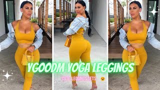 ACTIVEWEAR FITNESS TRY ON HAUL | FASHION LEGGINGS | FITNESS YOGA PANTS TRY ON YGOODM YOGA