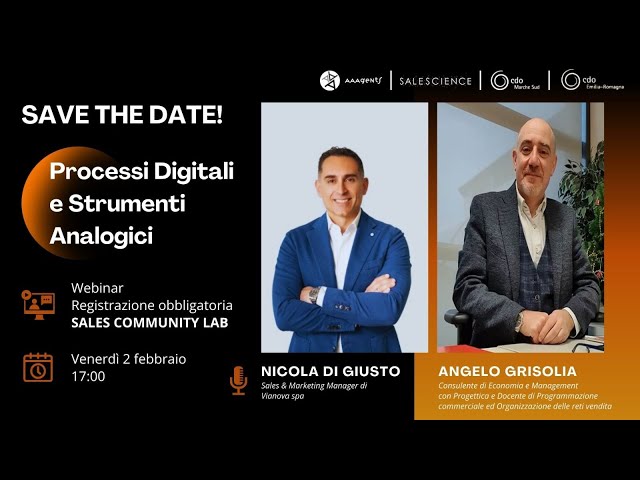 PROCESSI DIGITALI E STRUMENTI ANALIGICI NELLE VENDITE