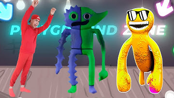 FNF Character Test  Gameplay VS Real Life All Garten of BanBan 4 Bittergiggle Toadster Jumbo Josh