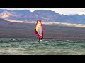 Greg glazier high wind windfoiling in nevada