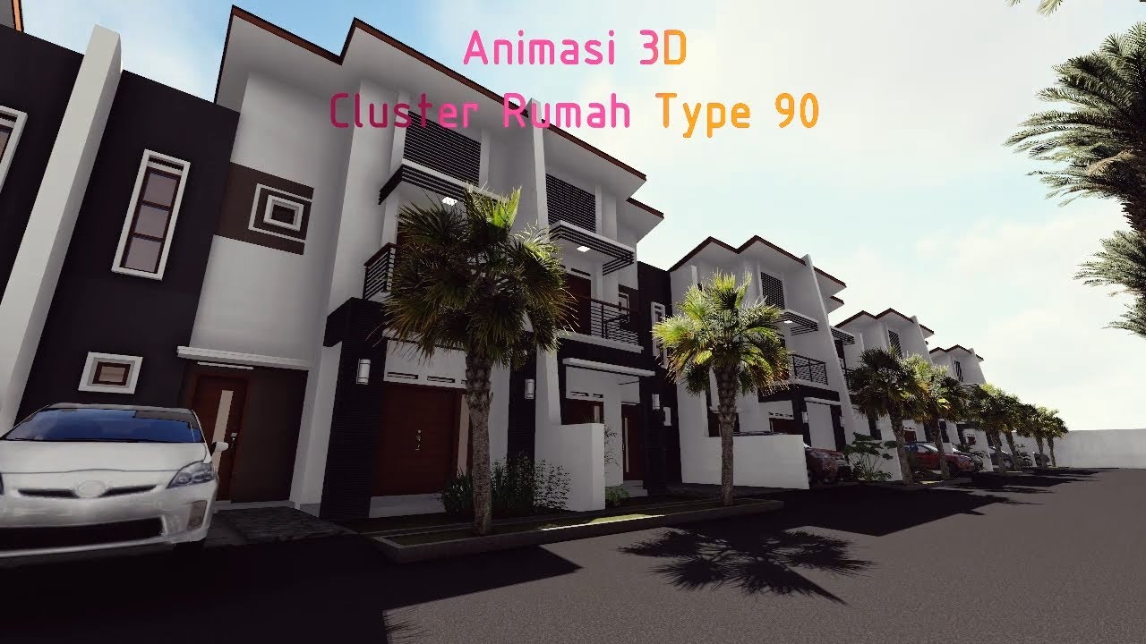  Jasa  pembuatan  video animasi 3d desain cluster rumah  