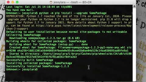 How to Upgrade Pip Packages on Mac