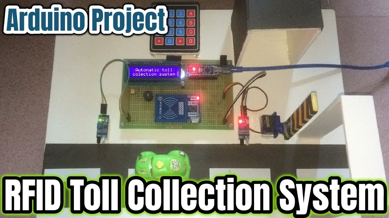 RFID Based Automatic Toll Collection System Using Arduino - YouTube