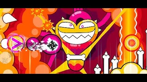 Geometry Dash [4K] : Magma Bound "All Coins"