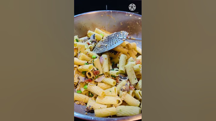 Rigatoni pasta