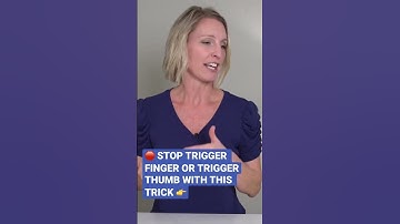 Stop Trigger Finger or Trigger Thumb FAST! #virtualhandcare #handexercises #thumb #triggerfinger