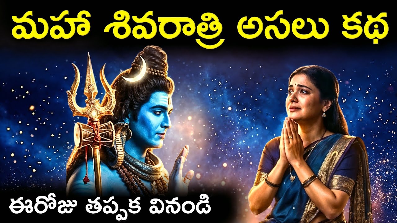 మహా శివరాత్రి అసలు కథ | Maha Shivaratri Story in Telugu | Maha Shivaratri Vratha Katha in Telugu