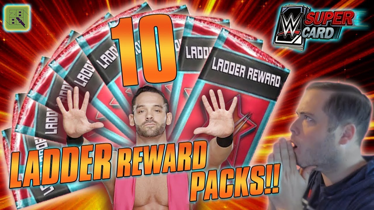 CRAZY 10 x SUMMERSLAM 17 (SS 17) LADDER REWARD PACKS! | WWE SuperCard