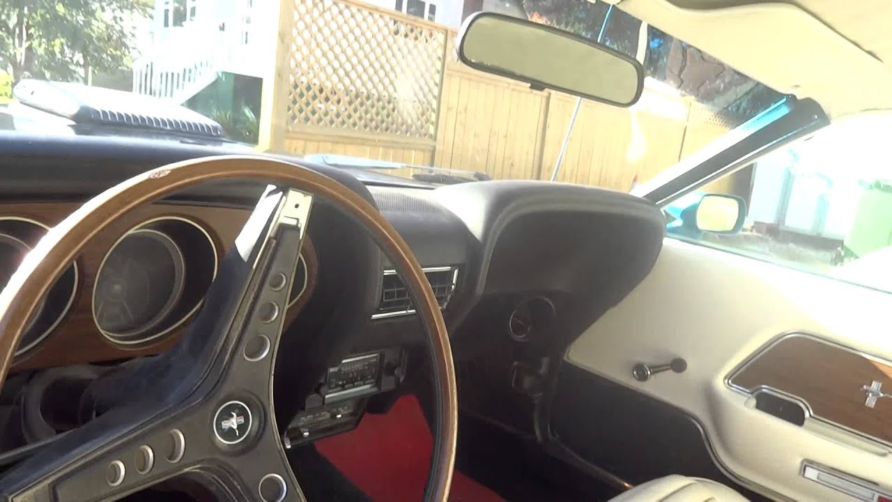 1969 Mustang Mach I White Interior Review